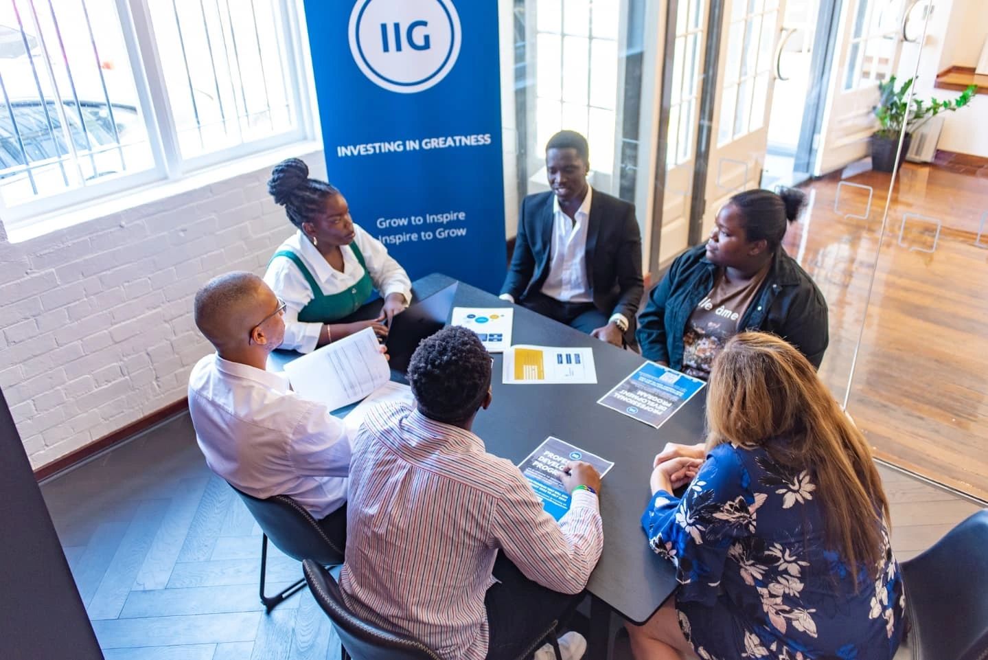 Program lead facilitating a session